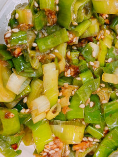 ご飯のお供に!九条ネギの醤油炒め-レシピのメイン写真