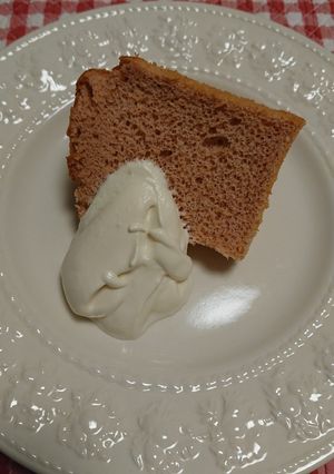 苺のシフォンケーキ-レシピのメイン写真