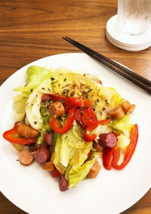 残り野菜のニンニク炒め-レシピのメイン写真