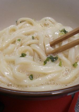 釜玉うどん風!黄金・卵・玉子・タマゴ-レシピのメイン写真