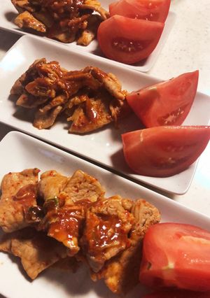 生姜焼き用の豚肉でボリューム豚キムチ　-レシピのメイン写真