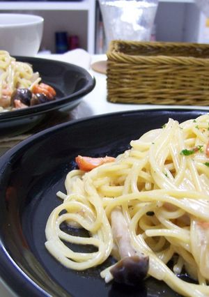 咲け！鮭のクリームパスタ-レシピのメイン写真