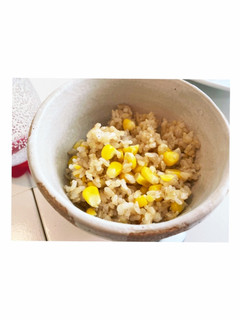 プチプチとうもろこし玄米ご飯-レシピのメイン写真