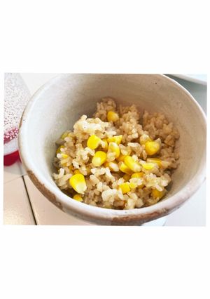 プチプチとうもろこし玄米ご飯-レシピのメイン写真
