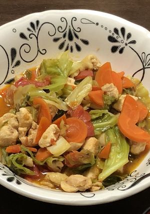 鶏肉野菜炒め　ブオーノ！-レシピのメイン写真