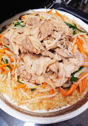 簡単・ボリューム満点☆お好み焼き飯-レシピのメイン写真