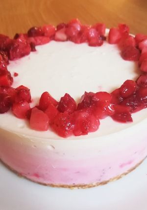 ★覚書★ 4層のいちごレアチーズケーキ-レシピのメイン写真