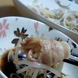 豚バラのさっぱり茹で。