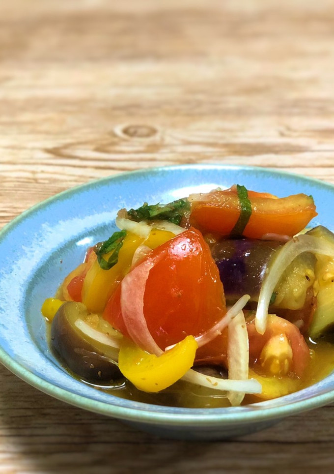 なすとトマトのごちそうサラダ-レシピのメイン写真