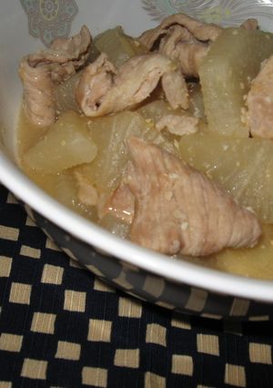 豚肉と大根の味噌煮-レシピのメイン写真