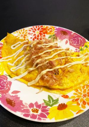 給料日前の粉末ソースオムレツ-レシピのメイン写真