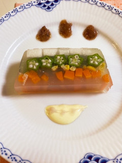 夏野菜のテリーヌ、寒天バージョン☆-レシピのメイン写真