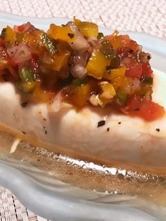 豆腐サラダ♡冷奴♡つまみ♡サルサ味-レシピのメイン写真