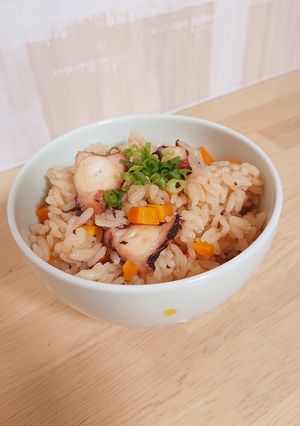 お米の苦手な娘も食べるタコ飯。-レシピのメイン写真