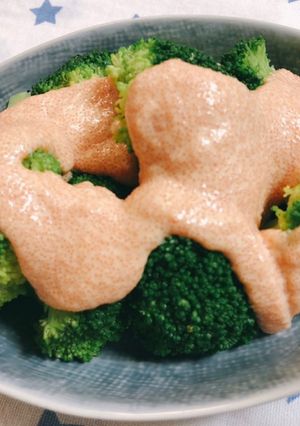 簡単！ブロッコリーの明太マヨあえ-レシピのメイン写真