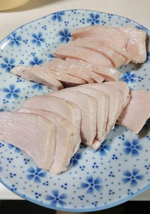 クッキングプロの電気圧力鍋でサラダチキン-レシピのメイン写真