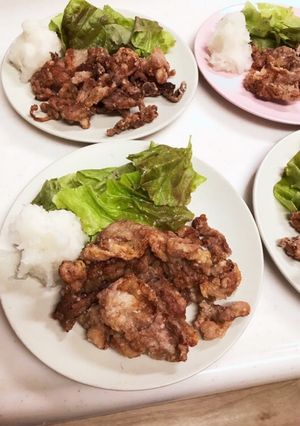 豚肉のカリカリ揚げ♪唐揚げ風♪-レシピのメイン写真