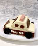 誕生日★レアチーズの立体パトカーケーキ