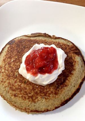 我が家自慢のバナナオートミールパンケーキ-レシピのメイン写真