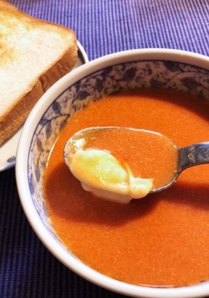 レンジで簡単すぎ! 1日分の野菜スープ-レシピのメイン写真