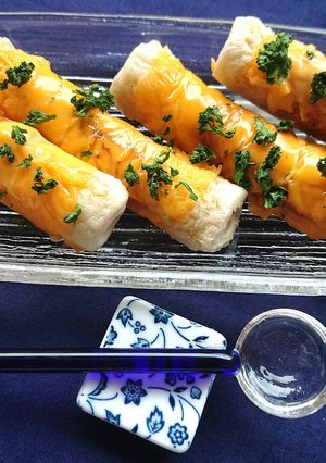 レンジでちくわにコンソメふってチーズのせ-レシピのメイン写真