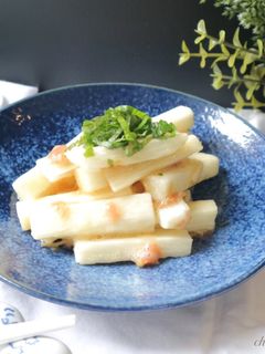 長芋の梅なめ茸あえ♪-レシピのメイン写真