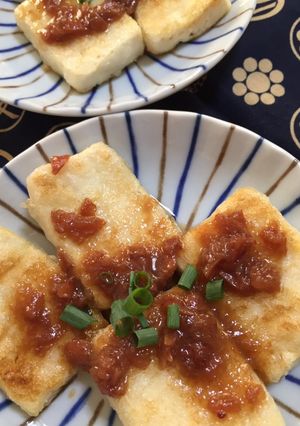 豆腐ステーキの梅ソースかけ-レシピのメイン写真