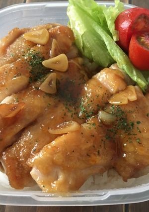 ガリバタチキン弁当-レシピのメイン写真