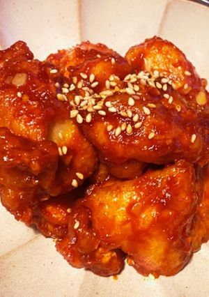 揚げずに簡単ヤンニョムチキン！-レシピのメイン写真