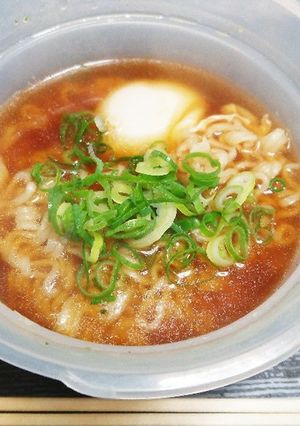 100均レンジで炊飯容器で袋ラーメンも!-レシピのメイン写真