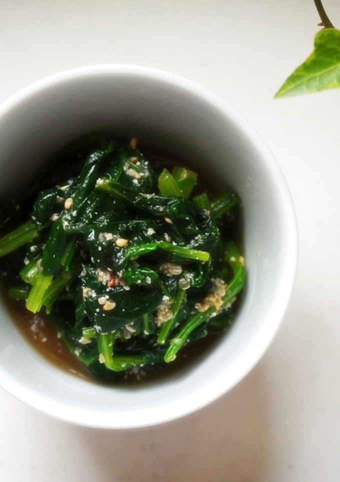 【介護食】ほうれん草の胡麻和え-レシピのメイン写真