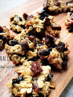 ドライフルーツ入りオートミールクッキー-レシピのメイン写真