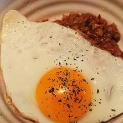 รูปของ オートミール キーマカレー風。肉不使用