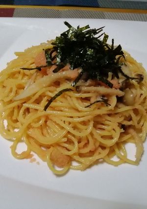 バター不使用でも絶品たらこパスタ-レシピのメイン写真