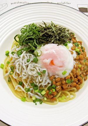 冷製納豆パスタ-レシピのメイン写真