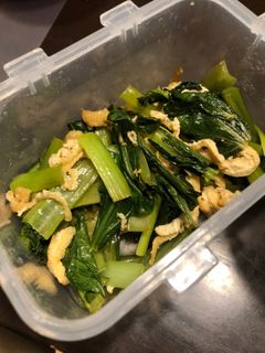 小松菜と油揚のポン酢炒め-レシピのメイン写真