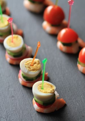 おもてなしにも！食べやすいひとくちサラダ-レシピのメイン写真