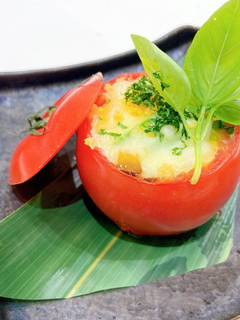 トマト丸ごとチーズ焼き-レシピのメイン写真