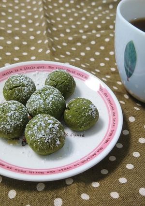 抹茶のスノーボール-レシピのメイン写真