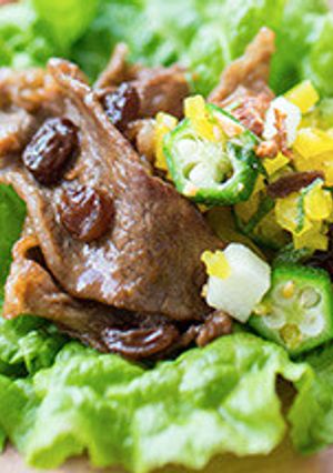 ネバネバ野菜の肉巻き-レシピのメイン写真