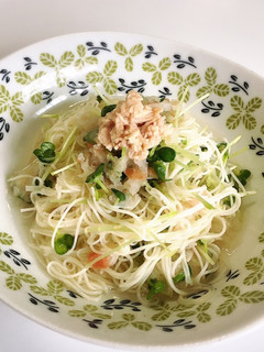 大根と梅干しのさっぱり素麺-レシピのメイン写真