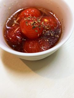 ミニトマトの麺つゆサッパリ漬け-レシピのメイン写真