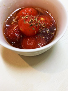 ミニトマトの麺つゆサッパリ漬け-レシピのメイン写真