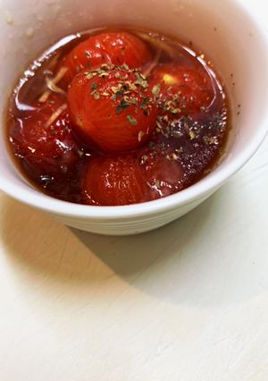 ミニトマトの麺つゆサッパリ漬け-レシピのメイン写真