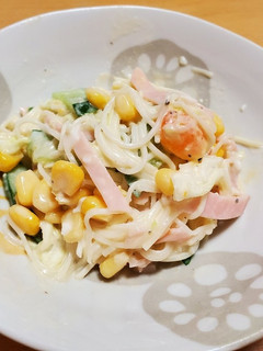 そうめん夏野菜シーザーサラダ-レシピのメイン写真