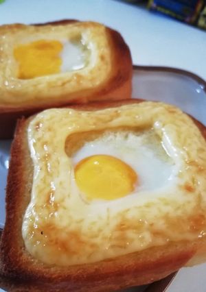 あのCMのマヨ卵トースト！-レシピのメイン写真