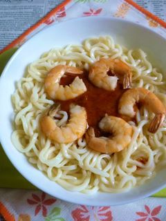 シュリンプ・カクテルの冷やしうどん-レシピのメイン写真