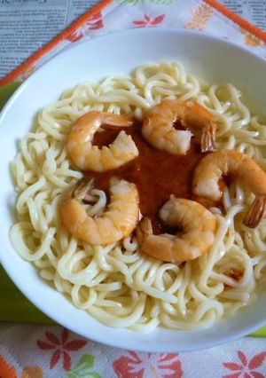 シュリンプ・カクテルの冷やしうどん-レシピのメイン写真
