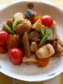 夏のさっぱりトマトがめ煮-レシピのメイン写真
