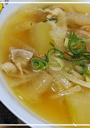 母直伝！夏バテ防止に冬瓜スープ！-レシピのメイン写真
